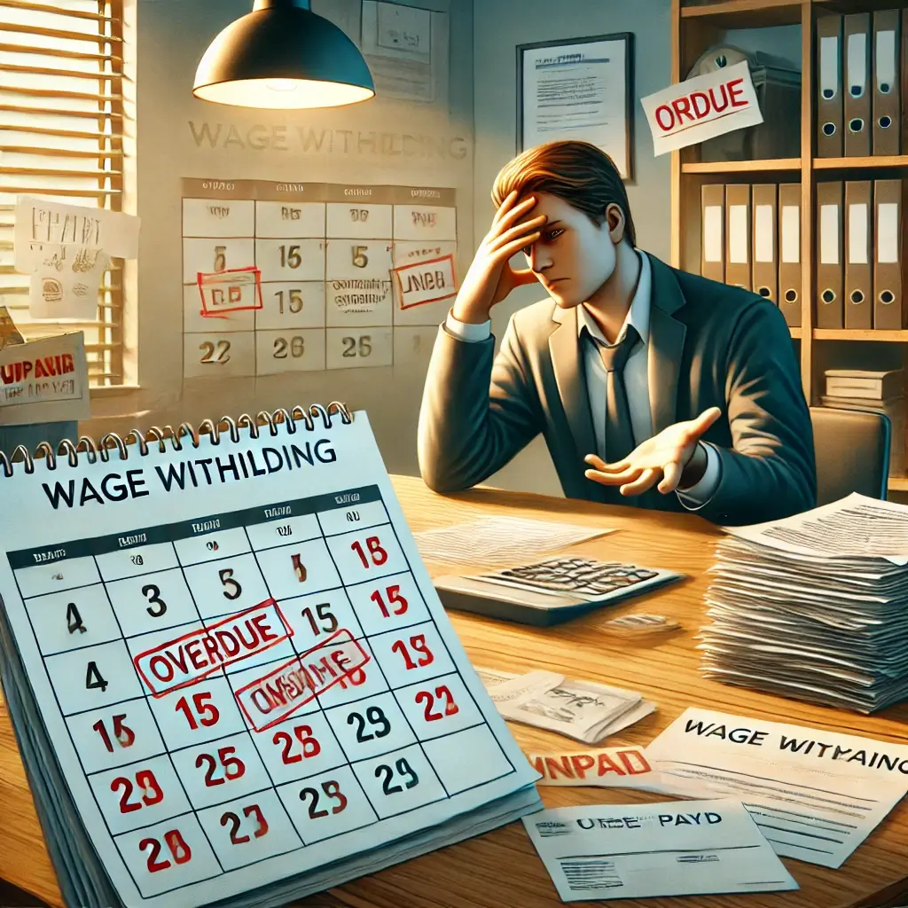 DALL·E-2024-12-19-15.16.09-An-illustration-of-a-scenario-involving-wage-withholding-הלנת-שכר